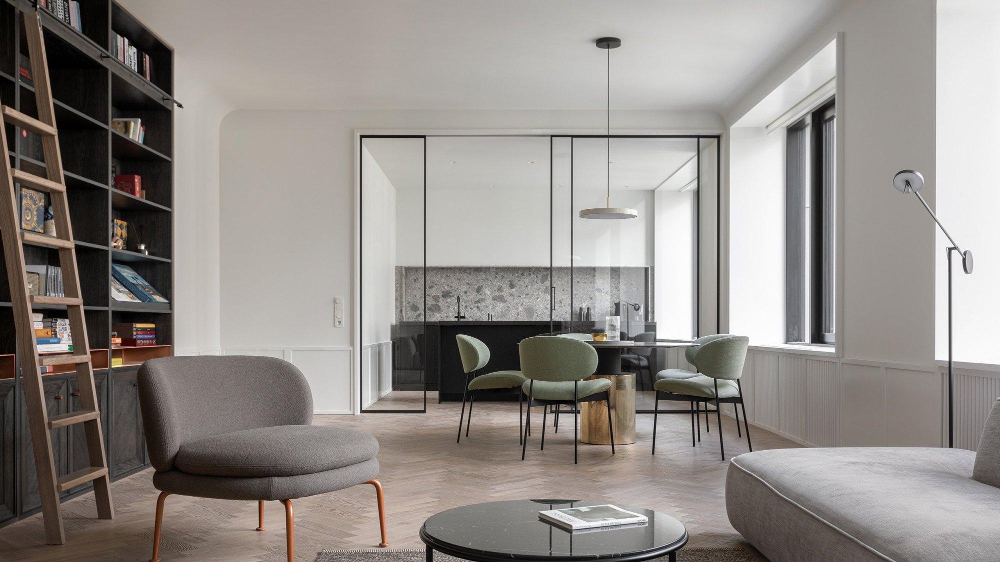 这套融合了古典与现代公寓，设计师审美太好了！