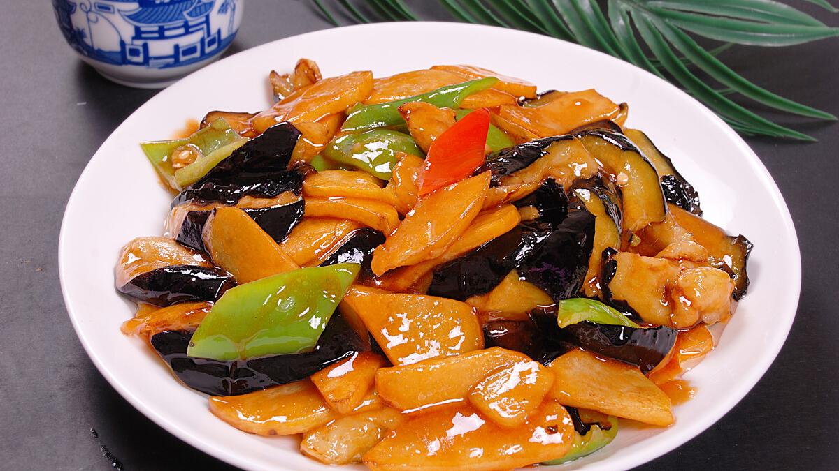 无锡|东北名菜地三鲜，做法简单，好吃不腻，搭配米饭，一顿两碗不是事