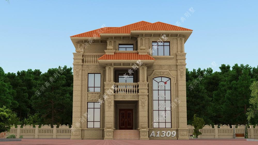 性价比高的欧式别墅，设计师精心设计，充分满足生活需要！