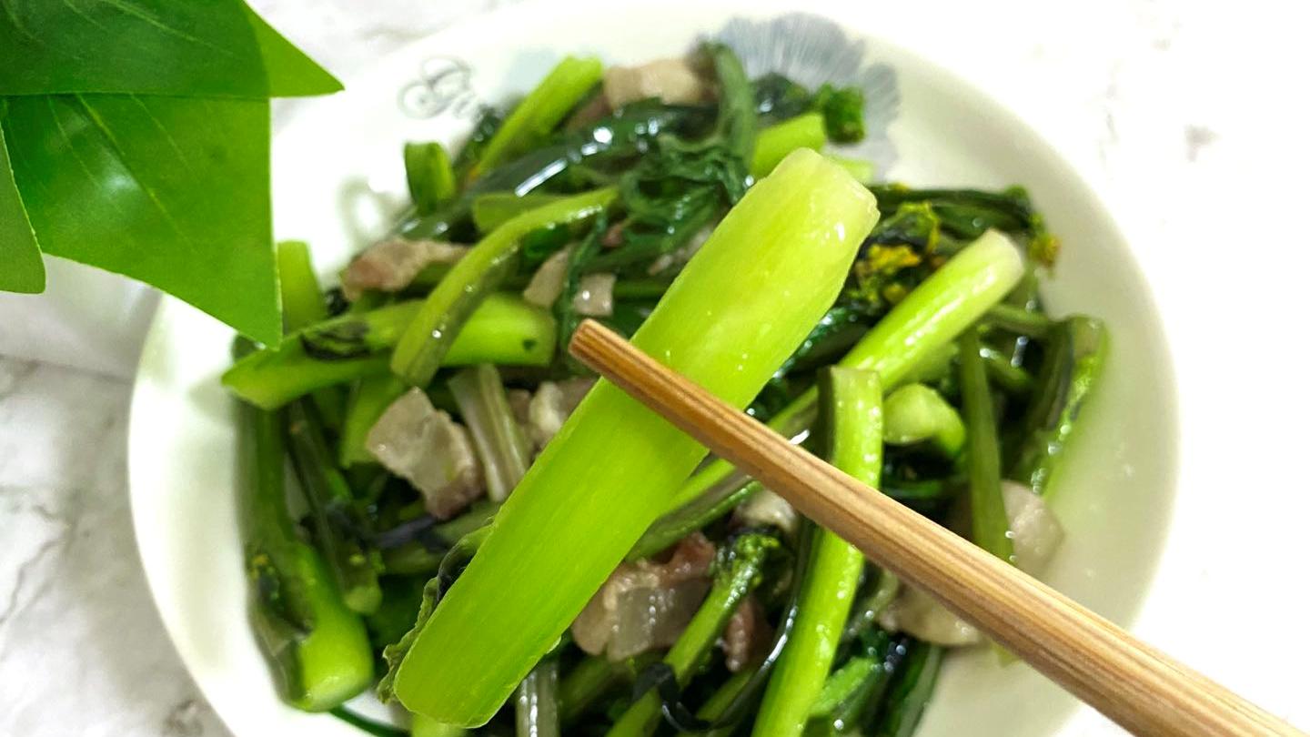 菜心|秋天这菜正当季，8元一斤，脆爽可口营养极高比肉香，贵点也值得