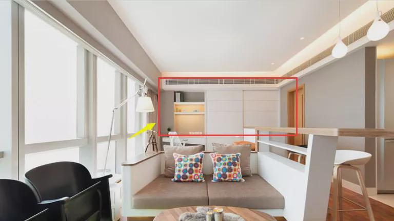 会装就是不一样，客厅沙发不靠墙，一分为二多个卧室床，想学了