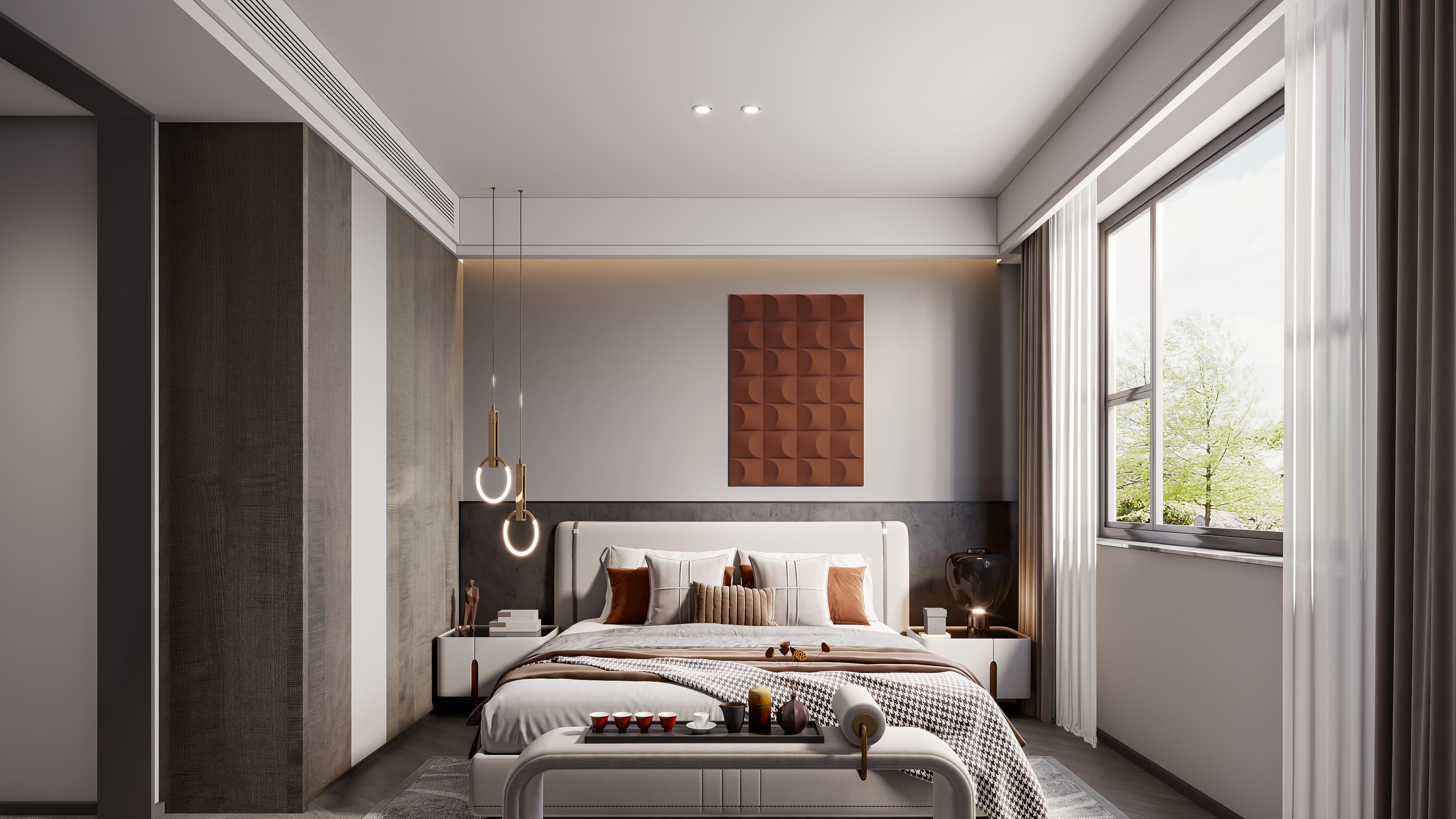 现代简约四口之家，设计上兼顾不同年龄段的需求