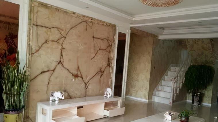 亲戚家农村小洋房，前院种菜养鱼，卧室玉石做的床，冬暖夏凉！