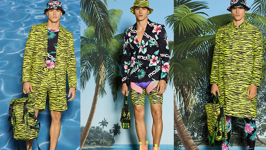 Moschino 2022春季度假风男装系列，不如去海边冲浪呀