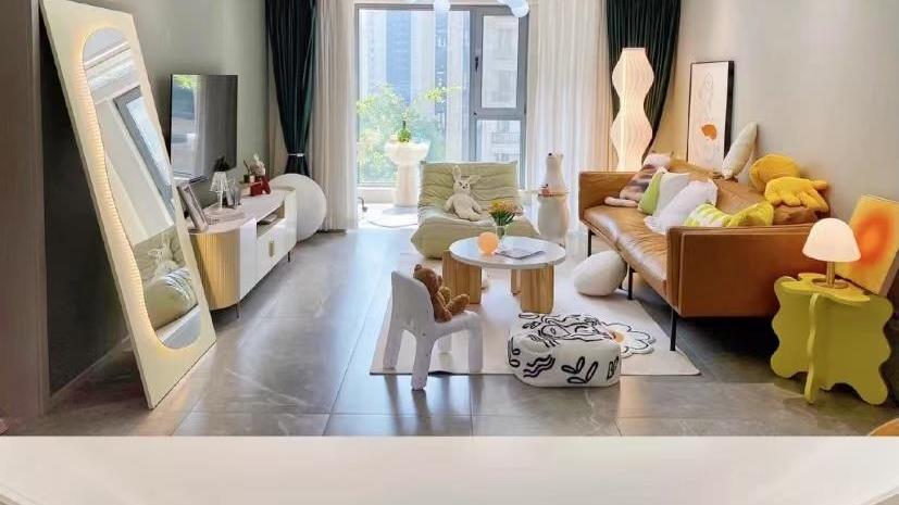 100㎡简约年轻人的家，更像是踏实过日子，不讲究奢华格外舒适