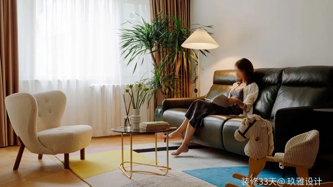 装修设计：实用95平优雅学区房，餐厅隔出个卧室