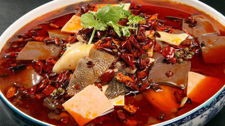 羊肉|冬日热辣好美食——毛血旺