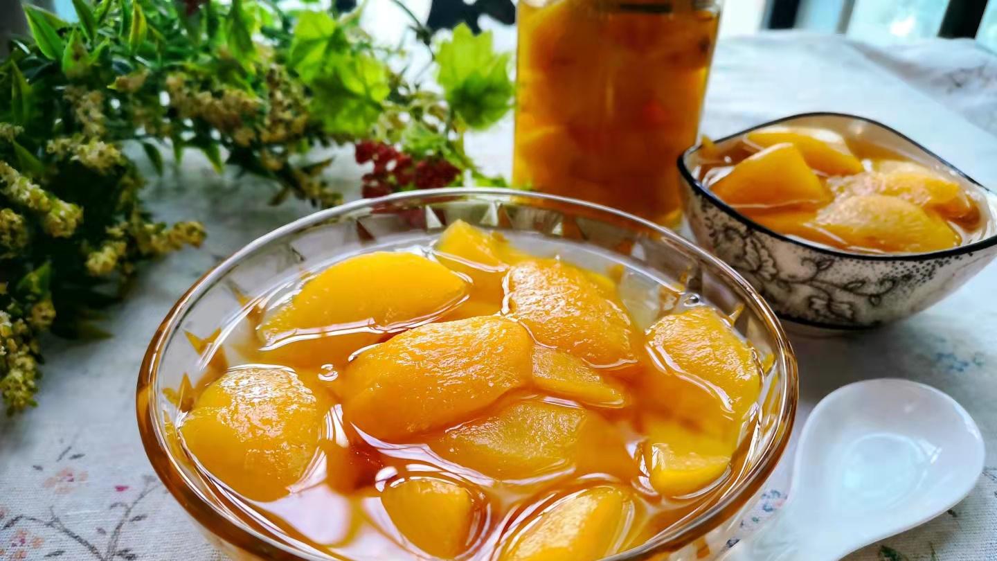 黄桃|秋天，遇到这种水果别手软，去皮蒸一蒸真解馋，过一阵子就少了！