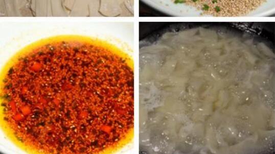 面包|用剩余饺子皮就可做油泼面，色香味俱全，能与饭店味道媲美！