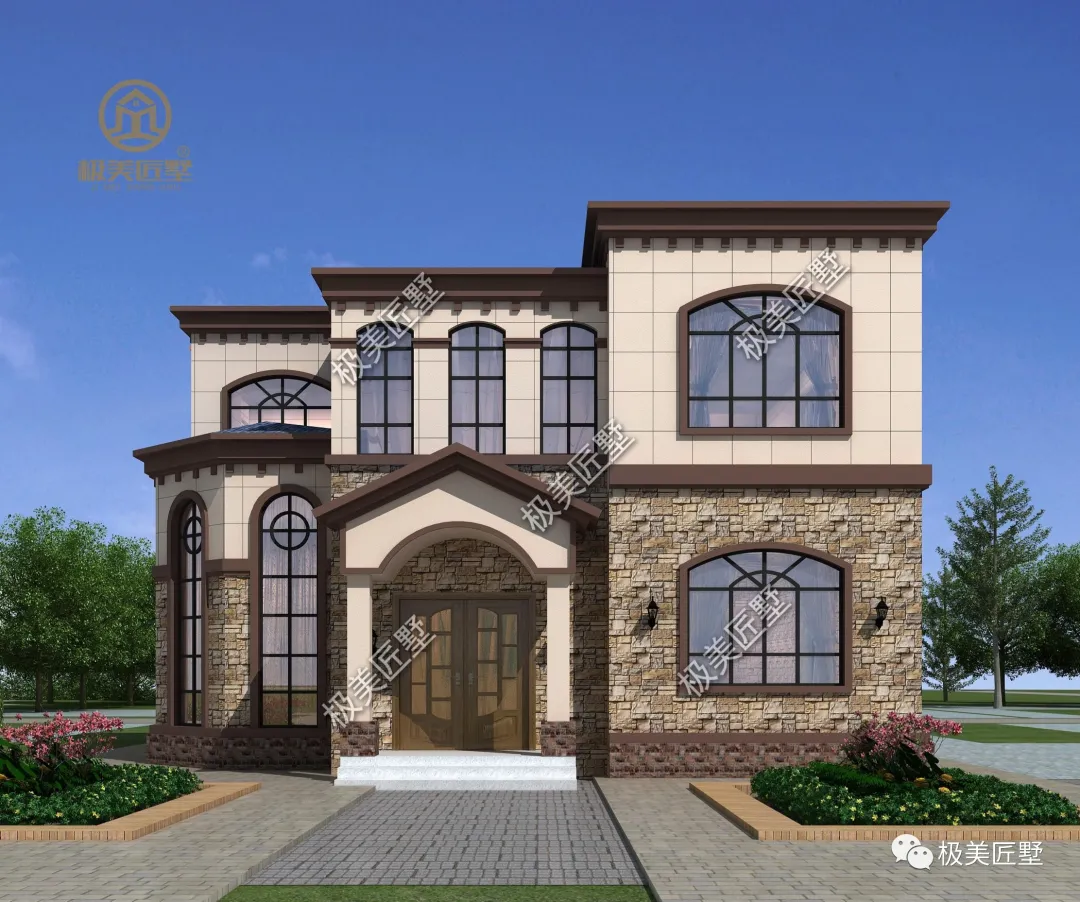 二层清新田园风自建房，看过的人都想回家建一栋！