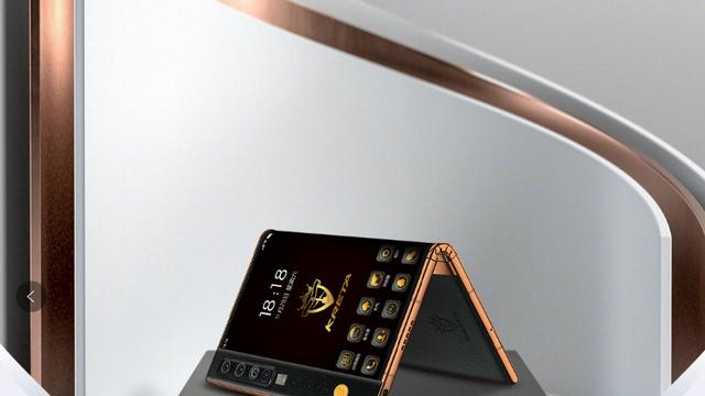 折叠屏|高颜值+黑科技，玫瑰金边框新款商务折叠屏手机重磅来袭！