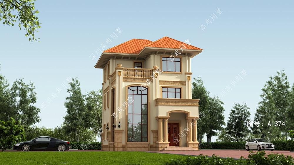 这款欧式小别墅，如此美丽的外观，看看是否让你心动。