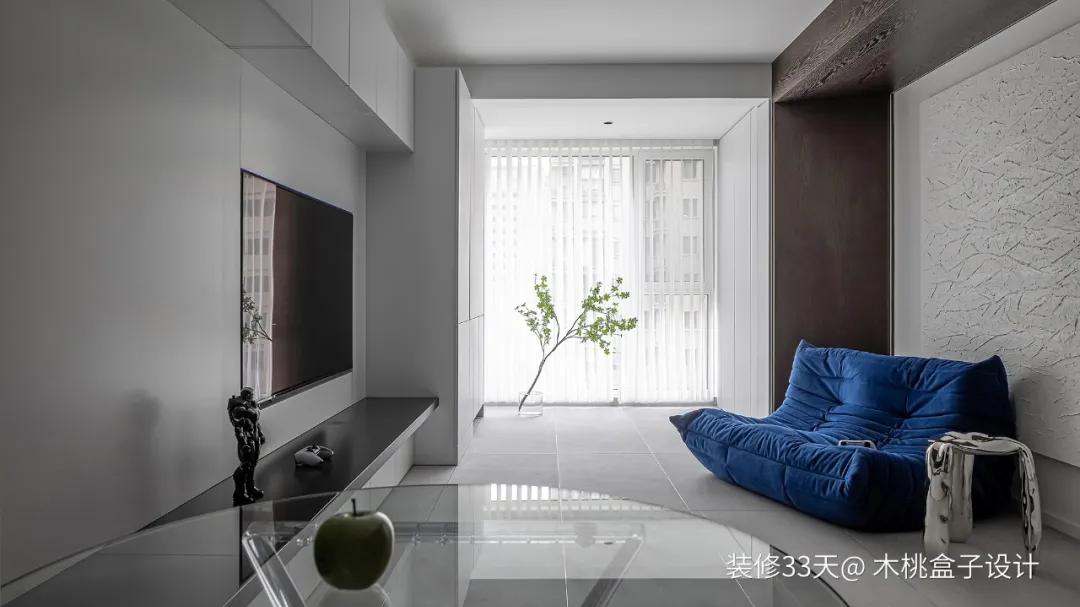 装修设计：90平与众不同的现代简约刚需宅