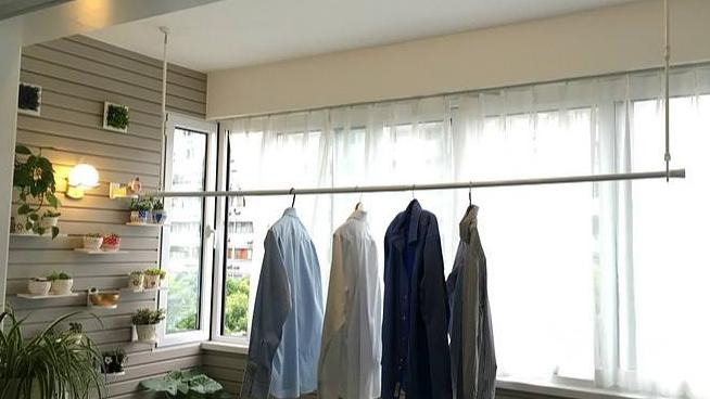 小户型装修，阳台别再只晾衣服了，改成洗衣房设计，既美观又实用