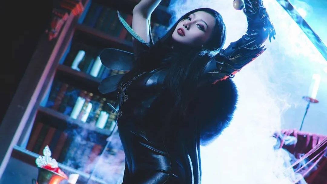 |cos：灵芝派对 冰雪七缘秦义cos正片@如月灰