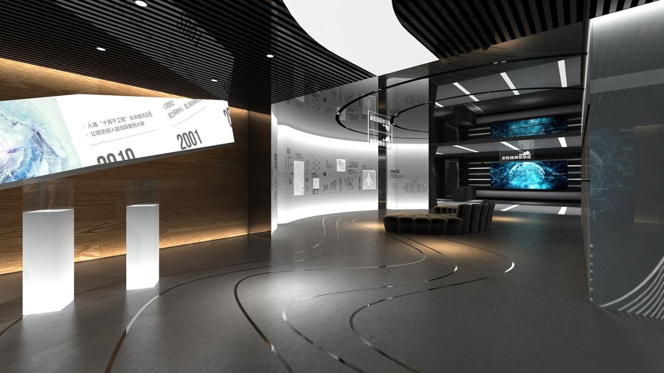 展厅展会设计如何合理配置玻璃墙