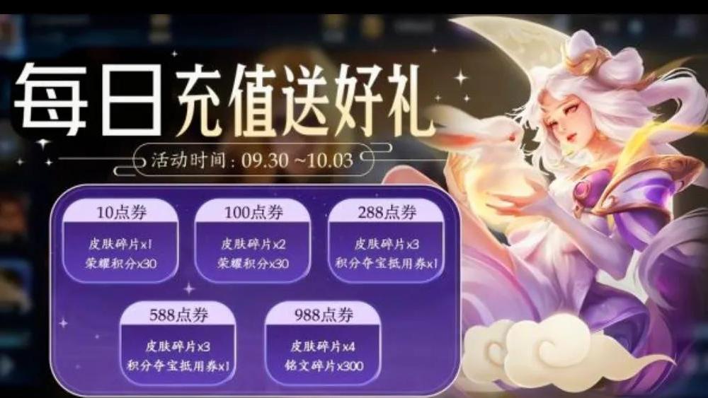 貂蝉皮肤先别买，参与充值活动最多可省70元，找到了省钱密码