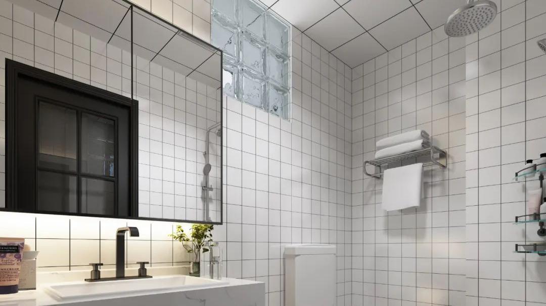 出差发现一户人家，卫生间这样布置！免去不少家务活，越用越干净