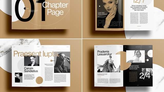 画册版式设计欣赏！布局风格