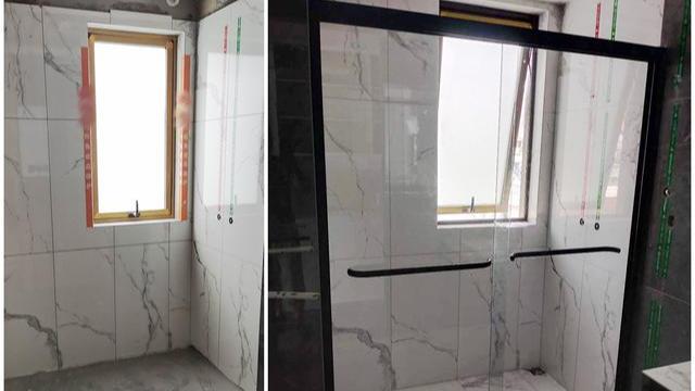 马桶同时移位47cm，“见缝插针式”收纳，他家主客双卫好用多了！