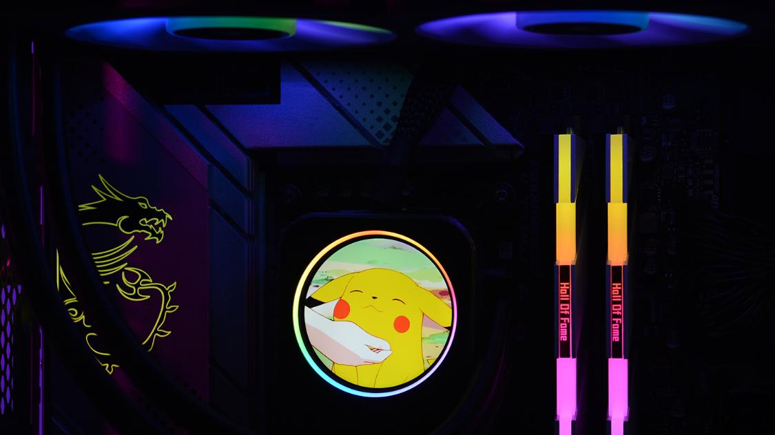 海盗船|带LCD显示屏的美商海盗船散热搭12代i7-12700KF+3090显卡装机实测