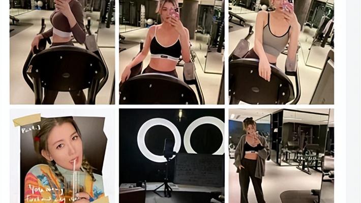 李彩桦|李彩桦街边玩滑板太酷，穿热裤秀一双筷子腿，身上一个包包超12万