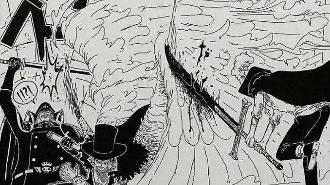 黑胡子|海贼王：鹰眼单挑黑胡子全团，希留重伤，拉斐特被一刀秒