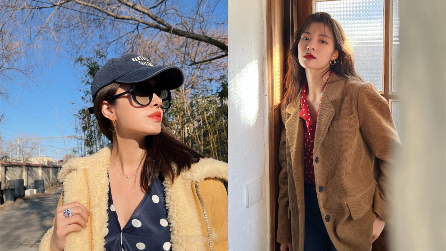 刘诗诗|星穿搭，刘诗诗西装纱裙蛮腰抢镜，高圆圆白裙优雅但发色分截扣分