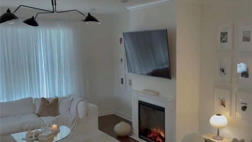 博主的干净的白色小家，冬日居家太温馨了，网友：很难不喜欢