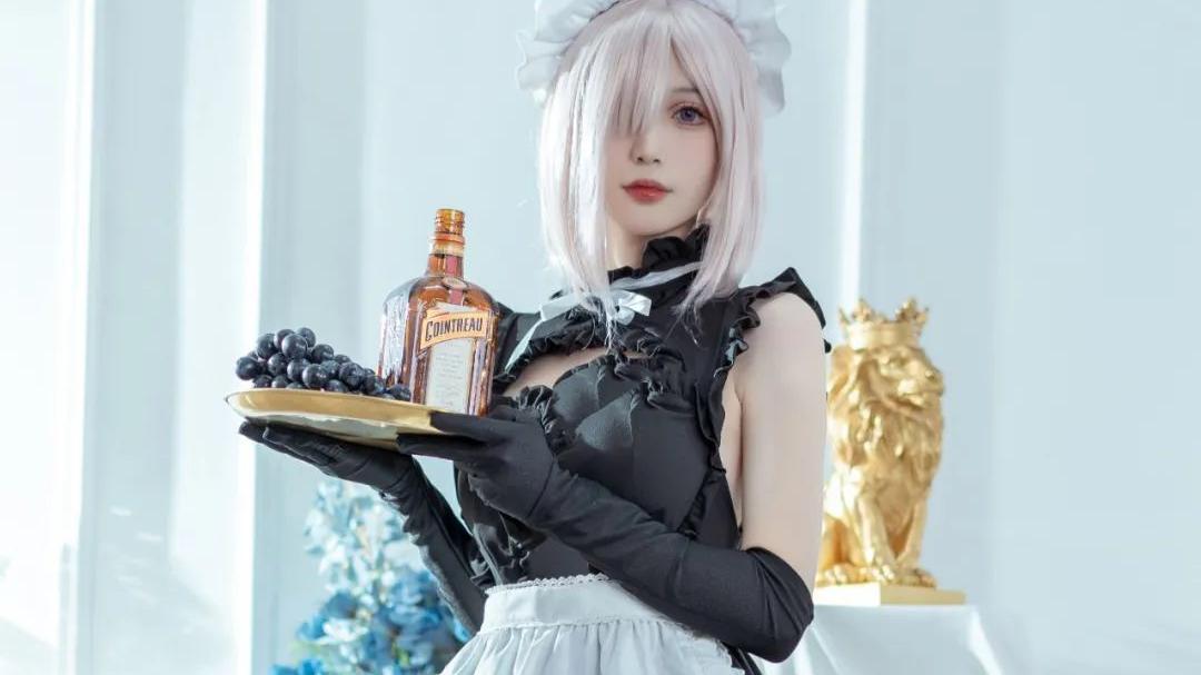 |cos：玛修女仆私房cos正片@乔乔