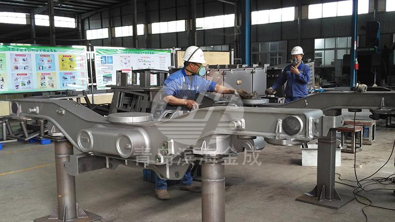 标准型吊钩式抛丸机的安装步骤