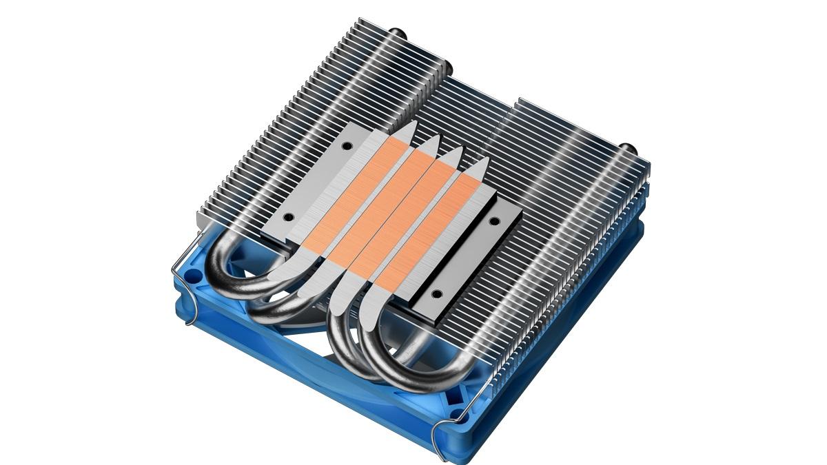 惠普|乔思伯推出HP400S下压式CPU散热器，高度仅36mm