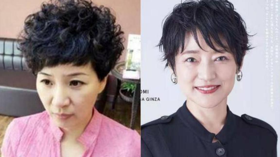 发型 40+女人别留黑长直，太显老，这5种发型正流行，显脸小好打理