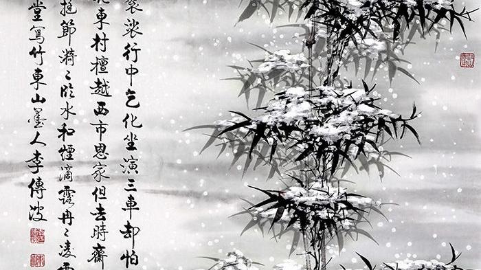 字画|办公室挂国画竹字画 事业发展顺利 步步高升