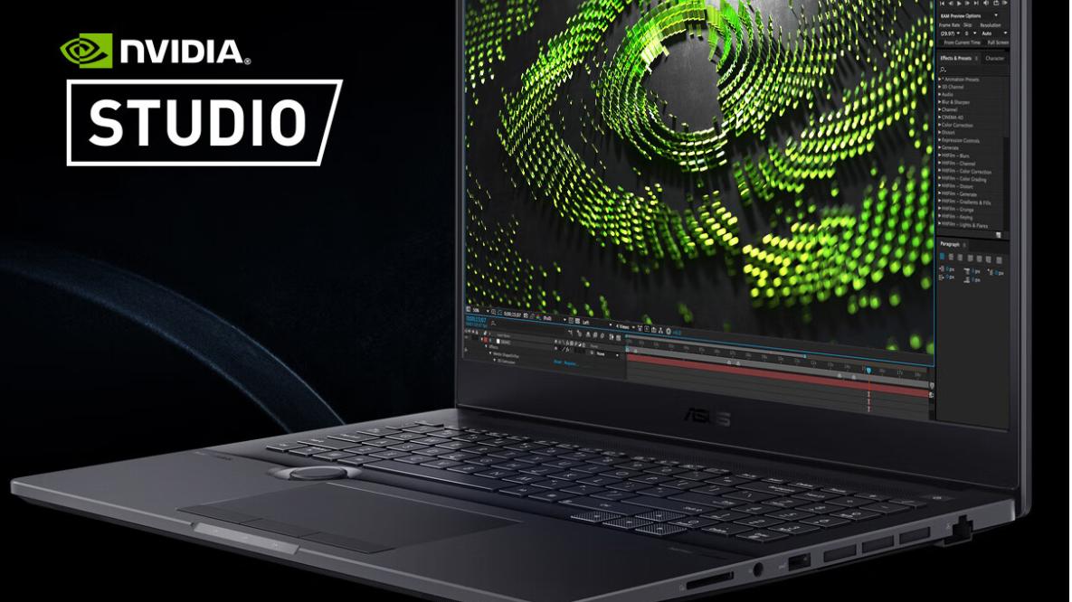 英伟达|设计本怎么选？NVIDIA Studio认证+越级体验，华硕新品成创作神器
