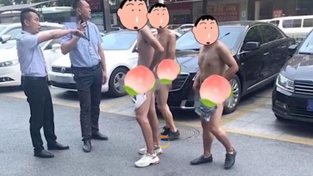 浙江大学|长沙出现5名男子街头裸奔，画面吓坏路人：跪着赚钱，可悲啊
