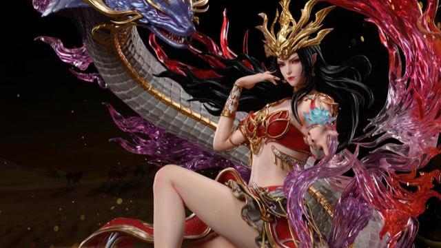 手办|《斗破》美杜莎女王又一手办上线，腿部线条好绝，是心动的感觉