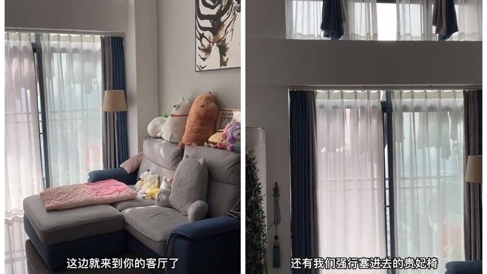 夫妻俩买下40㎡小户型，利用5米层高做复式，空间利用太充分了