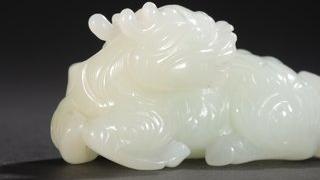 |回流-和田玉麒麟雕件