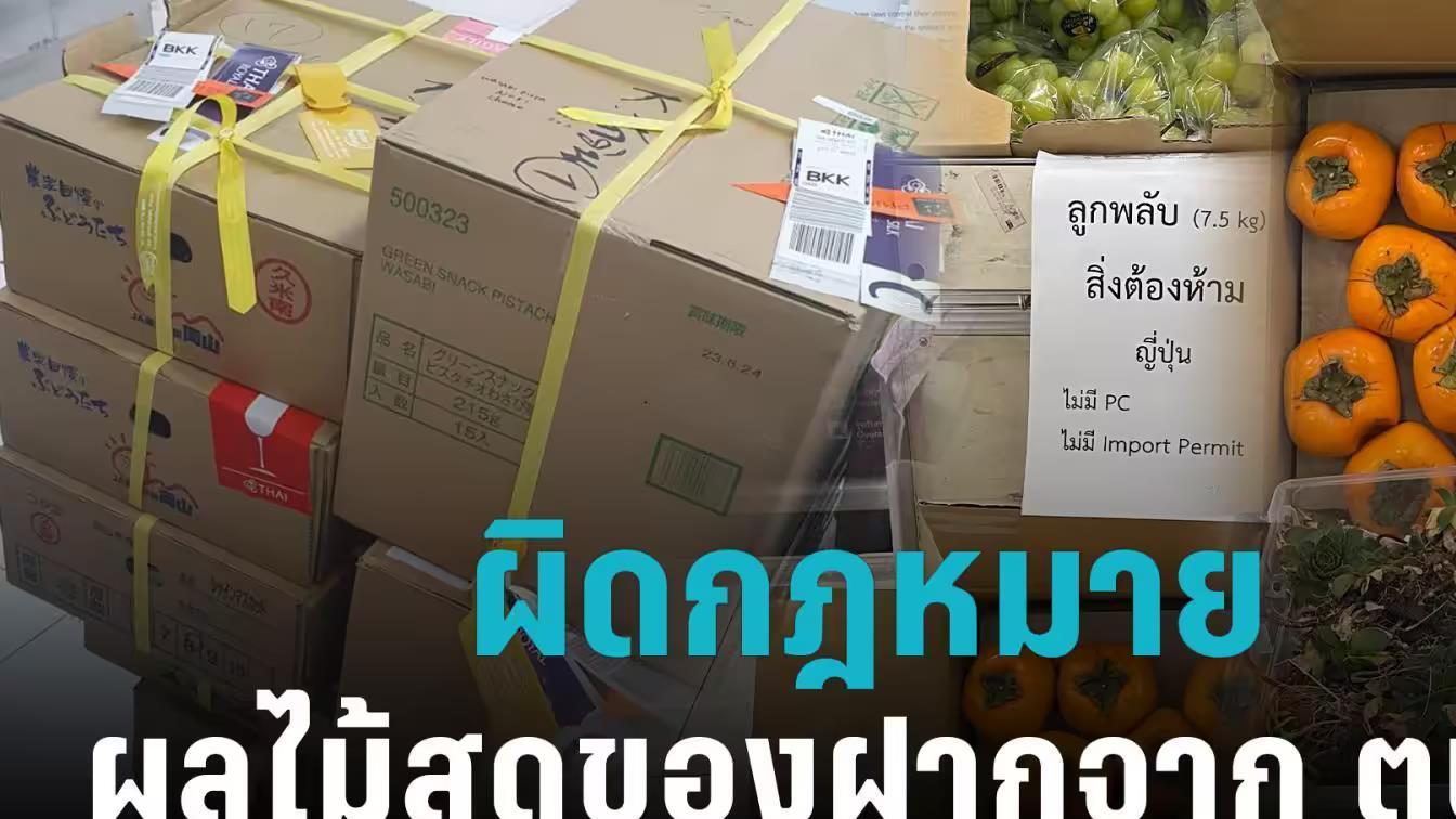 泰国农业厅：擅自携带外国新鲜水果入境属违法行为