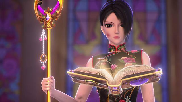 叶罗丽|叶罗丽：召唤金狮之力，说是要6本命运之书，2本书我们都没看