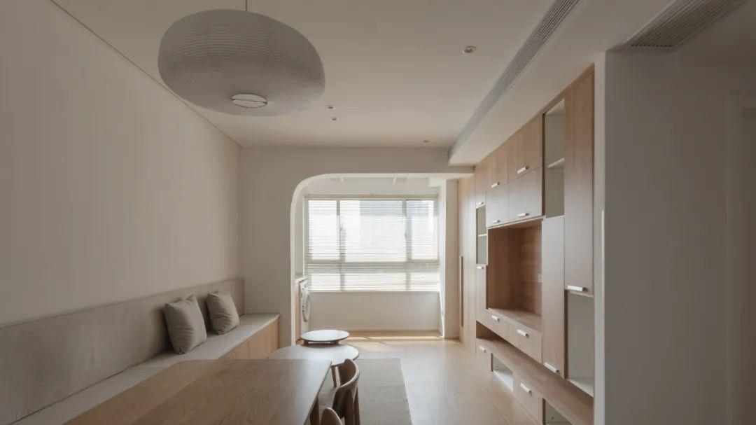 85㎡三室改两室，不要沙发的原木家