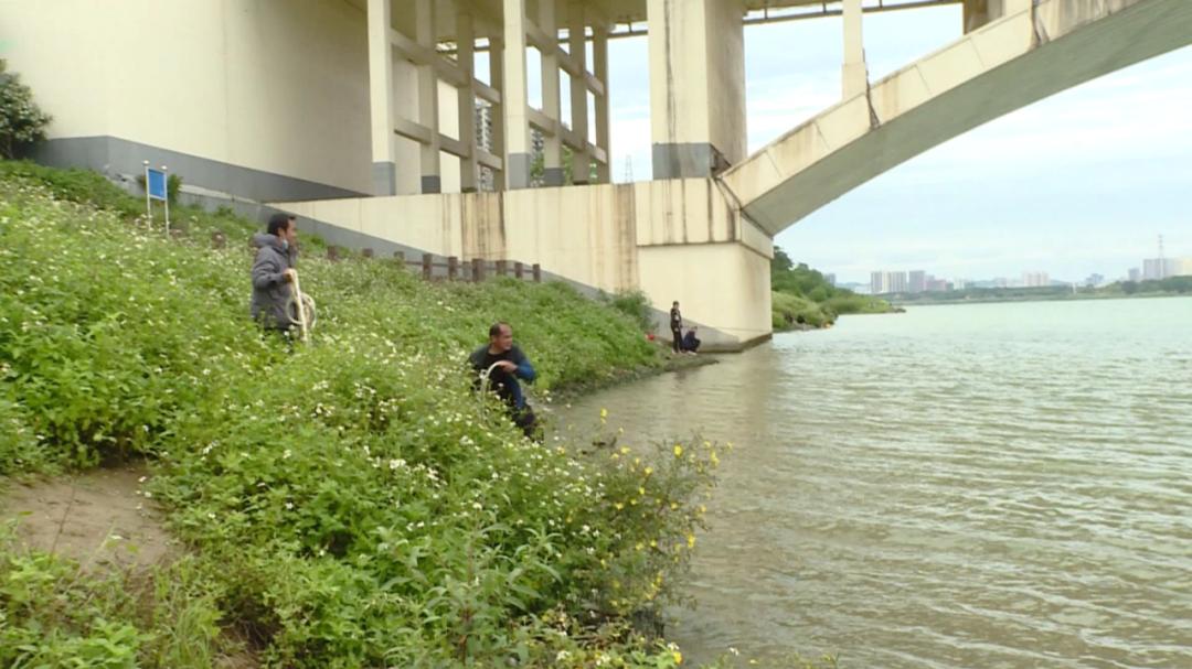 越野车|男子从桥上坠落江面，两位钓鱼市民勇敢出手相救