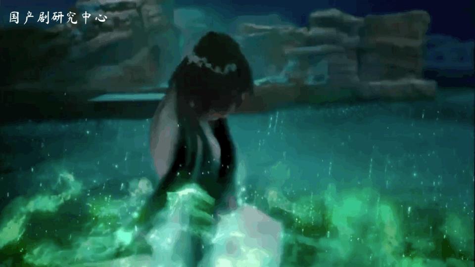 杨紫|颜淡应渊跳桥名场面终于来了！杨紫新剧又来渡忘川了，哭戏太绝了