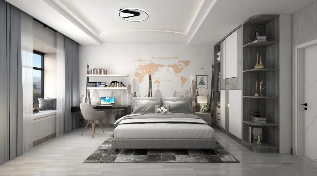 房屋空间不够大，学会这几点方法，让卧室收纳翻倍！