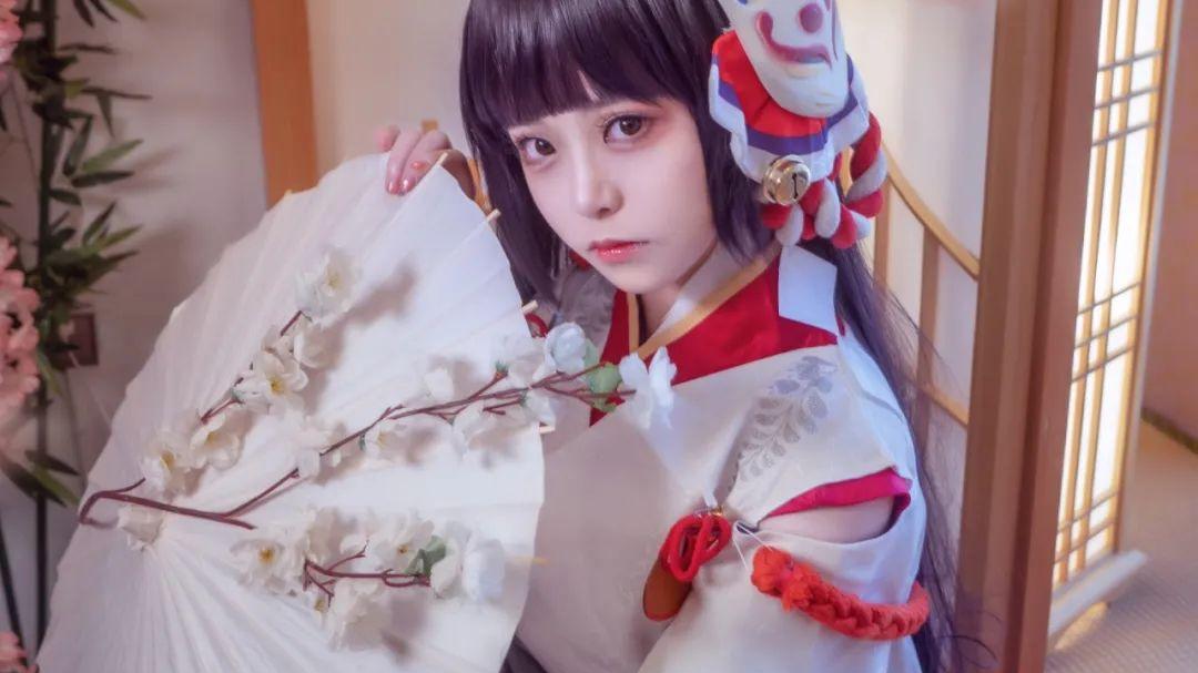 阴阳师|cos：阴阳师雪女月见之樱，无悲无喜。