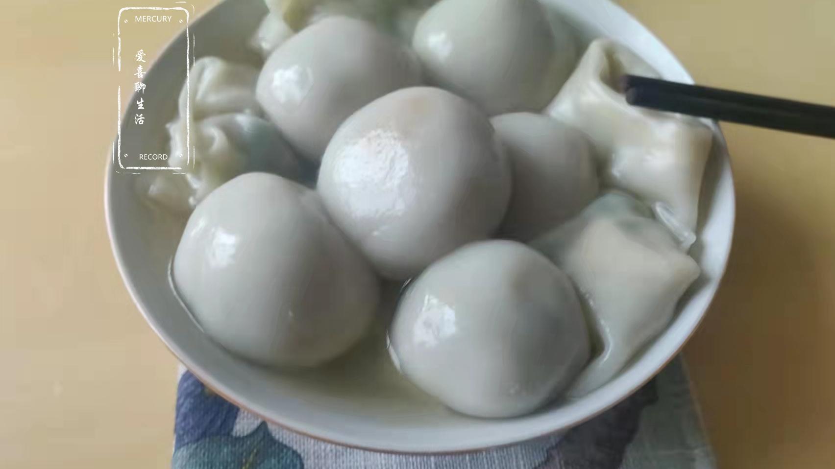 荠菜|南方人小年必吃的糯米团子，一定要学会这样做，皮薄馅大汤汁丰富！