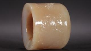 |旧藏-和田玉福鹿山水扳指