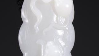 和田玉籽料|旧藏·和田玉籽料一夜来宝挂件