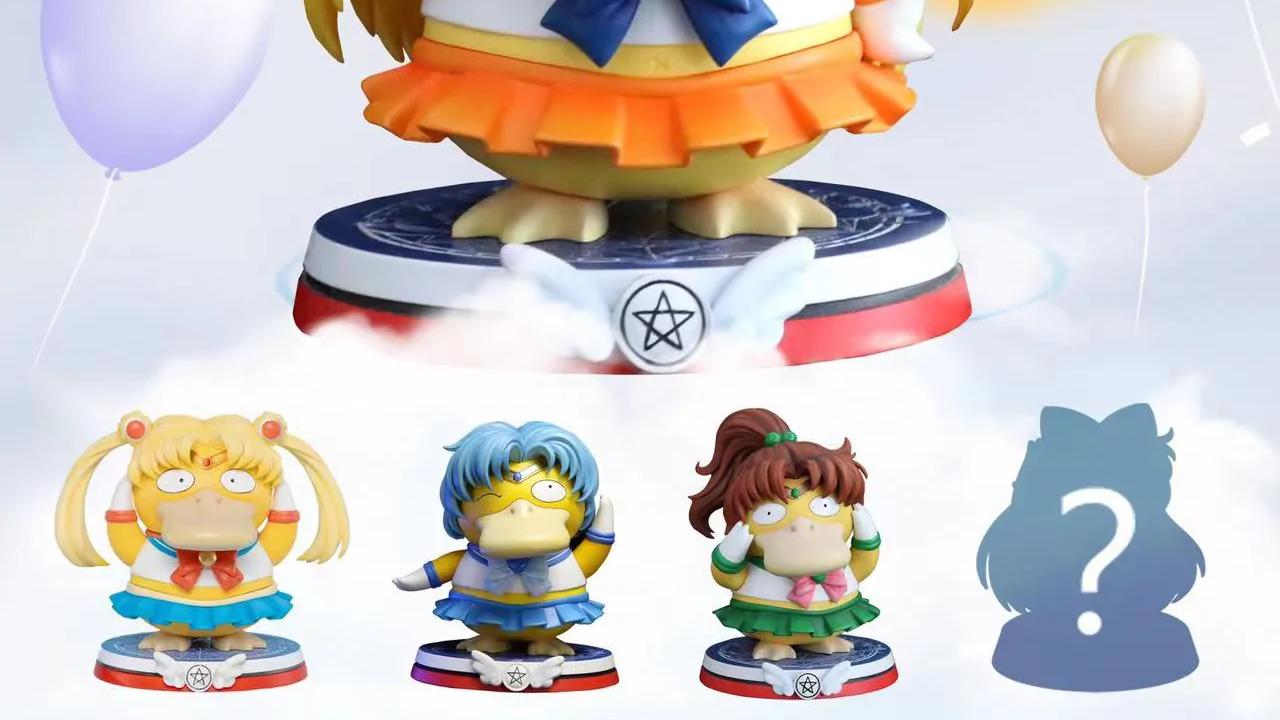 可达鸭|民间制作可达鸭X美少女战士的魔性手办被疯抢